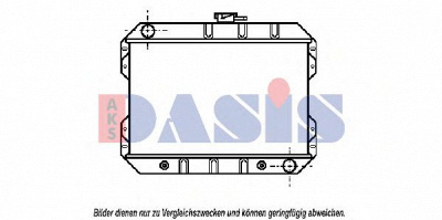AKS DASIS 099296n -  Радиатор, охлаждение двигателя